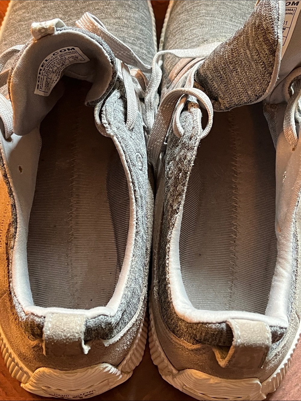 Sorel Grey Knit Casual Sneakers - Picture 6 of 9